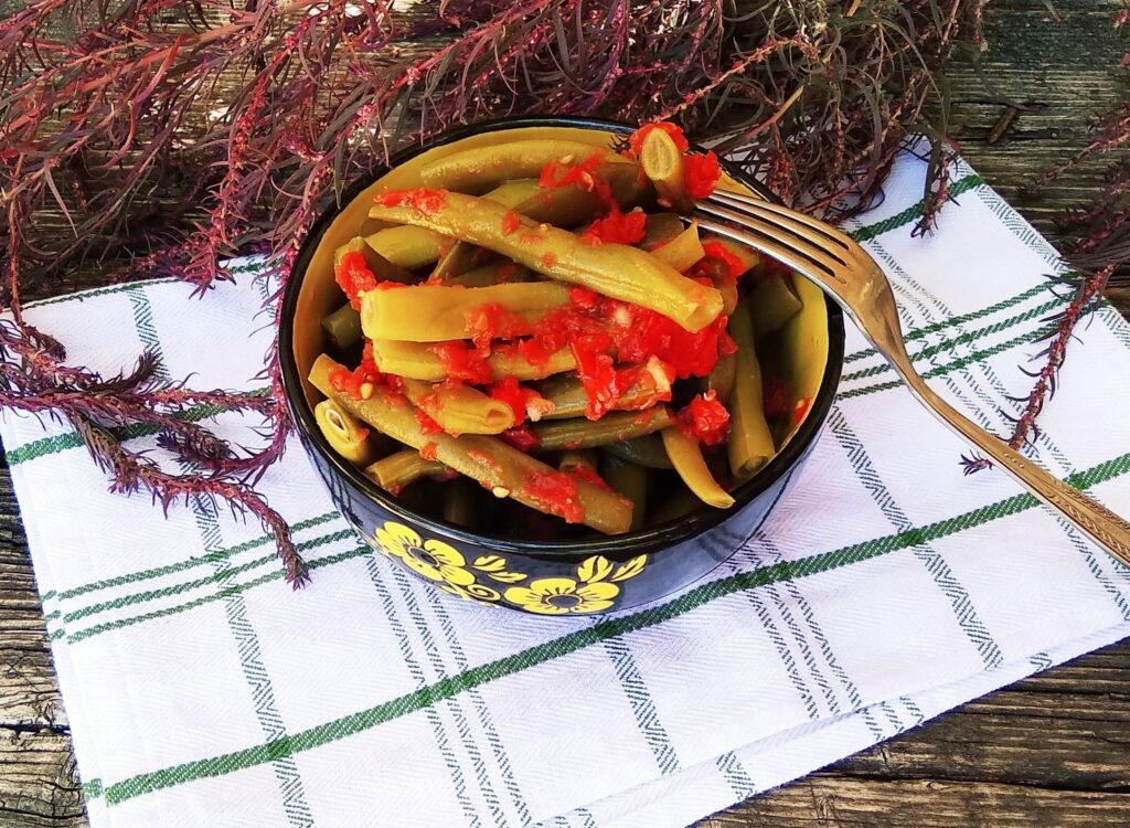 Стручковая зеленая фасоль по-армянски (турша)