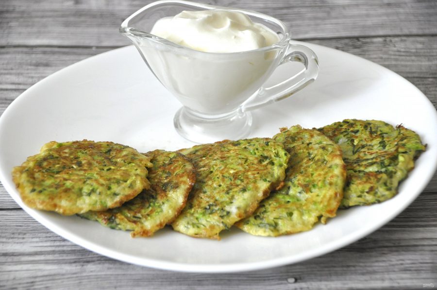 Кабачковые оладьи